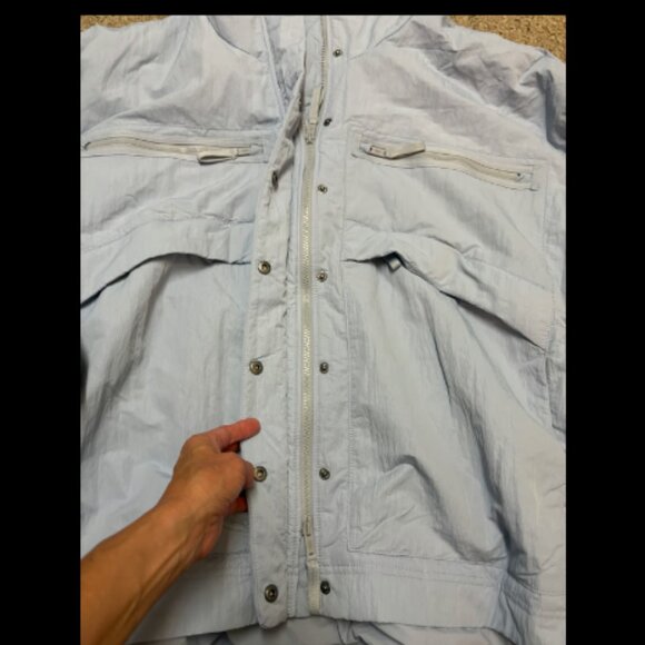 FREE PEOPLE FP MOVEMENT BILLIE BOXIE LAVENDER CINCHED PARKA HOOD OVERSIZE JACKET - Picture 8 of 12